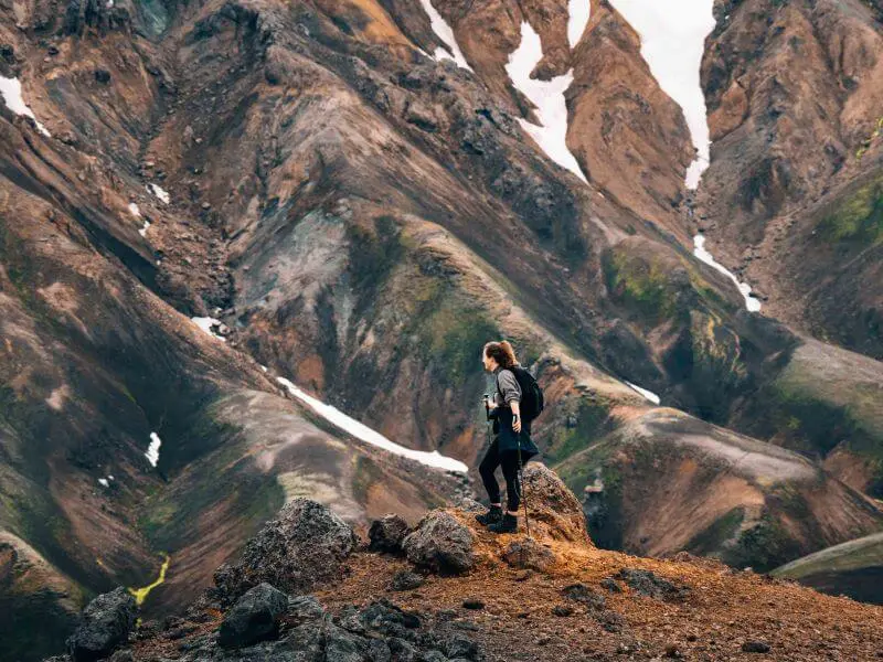 Hiking in Iceland on the Laugavegur Trail