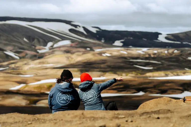 Wandelen in IJsland over de laugavegur trail