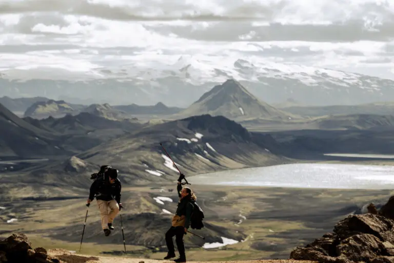 Hiking in Iceland on the Laugavegur trail