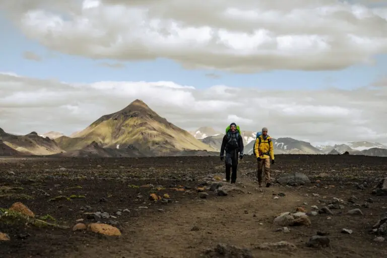 Wandelen in IJsland over de laugavegur trail