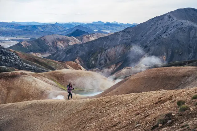 Wandelen in IJsland over de laugavegur