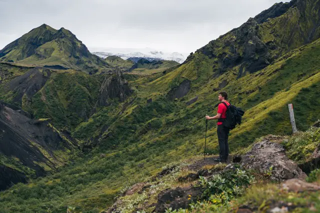 Wandelen in IJsland over de laugavegur trail