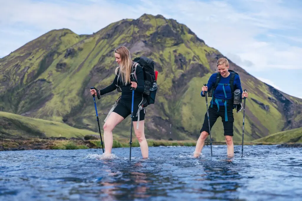 Wandelen in IJsland over de laugavegur trail