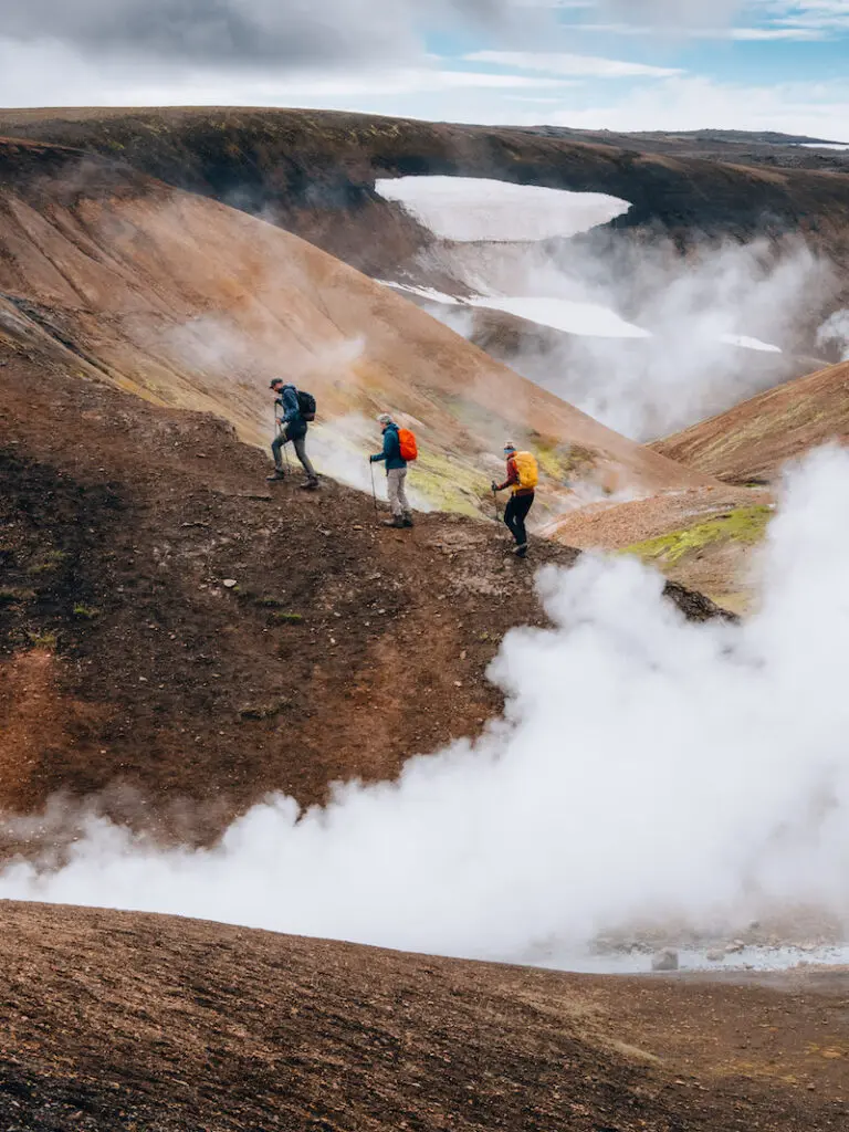 randonnée en Islande sur le sentier Laugavegur