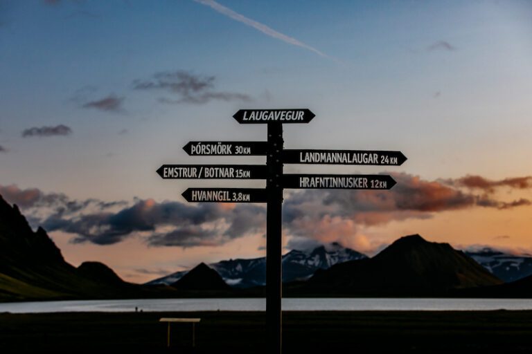 Wandelen in IJsland over de laugavegur trail