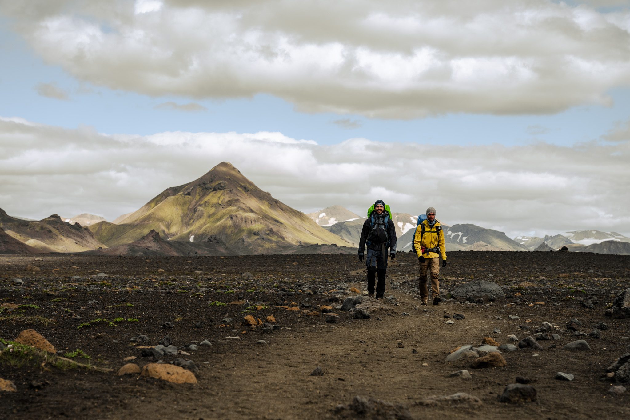 Wandelen in IJsland op de laugavegur trail