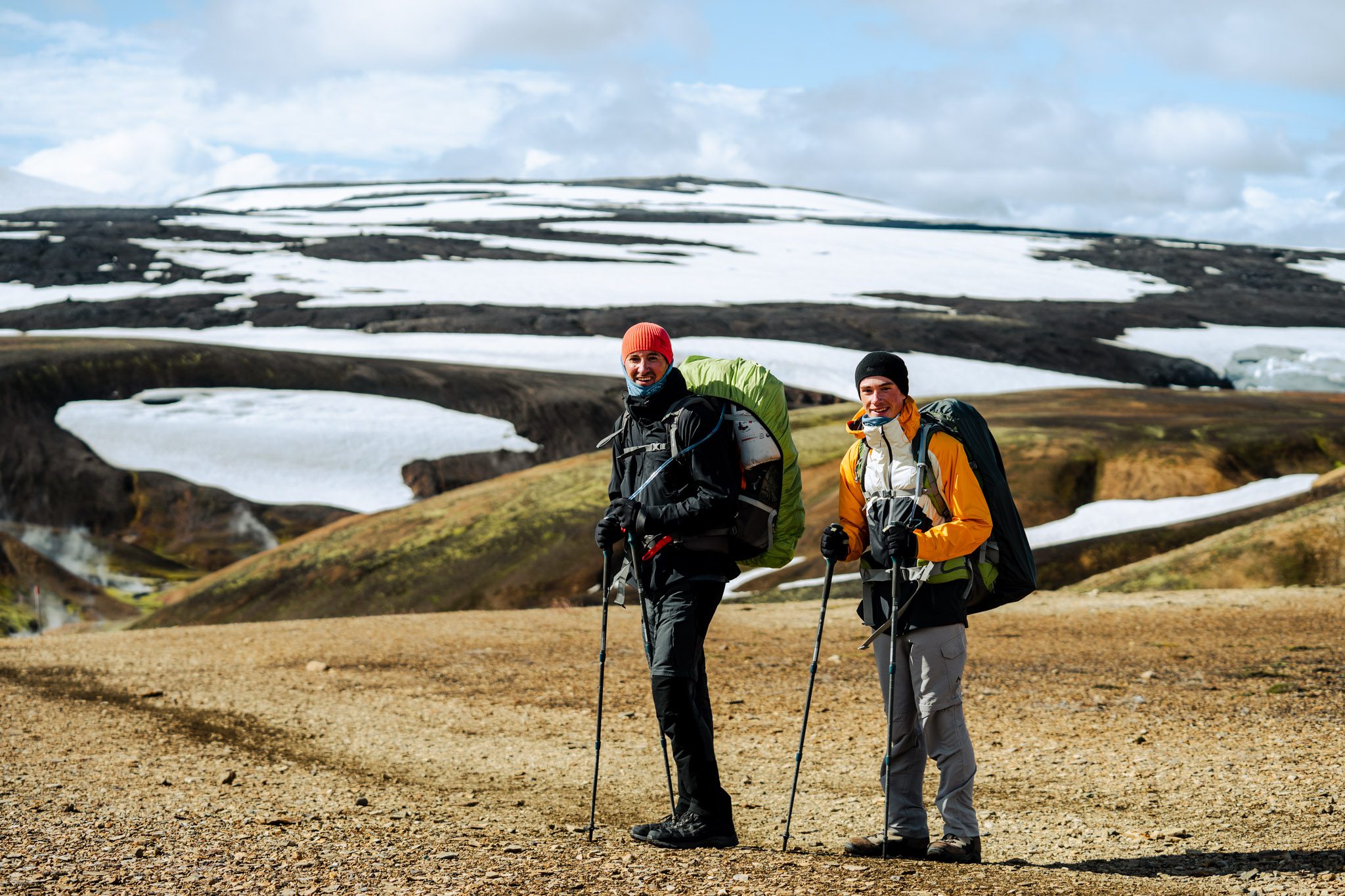 Hiking in Iceland on the Laugavegur trail