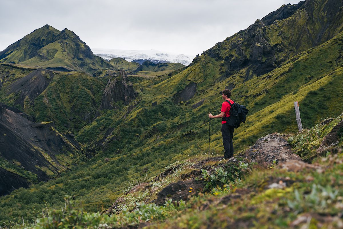 Wandelen in IJsland over de laugavegur trail